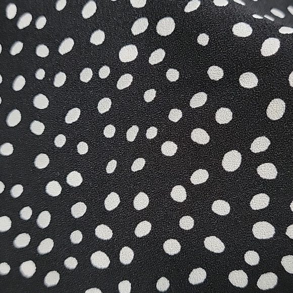 ABOUND WHITE POLKA DRESS/ M - Picture 7 of 9